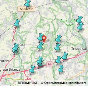 Mappa Via Bellana, 20882 Bellusco MB, Italia (4.65353)