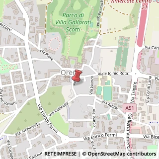Mappa Via Carso, 1, 20871 Vimercate, Monza e Brianza (Lombardia)