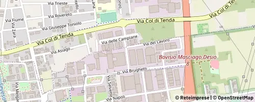Mappa Bovisio-Masciago