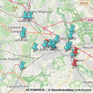 Mappa Via Isonzo, 21052 Busto Arsizio VA, Italia (3.88111)