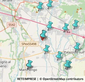 Mappa Via Val Marcia, 24050 Calcinate BG, Italia (4.495)