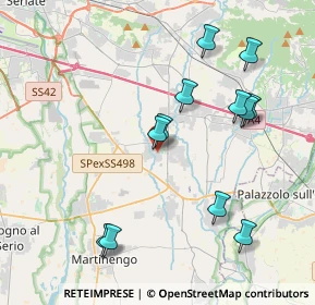 Mappa Via Val Marcia, 24050 Calcinate BG, Italia (4.06)