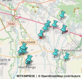 Mappa Via Val Marcia, 24050 Calcinate BG, Italia (4.1425)