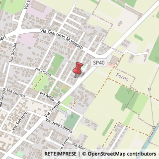 Mappa Via Giacomo Matteotti,  112, 21015 Ferno, Varese (Lombardia)
