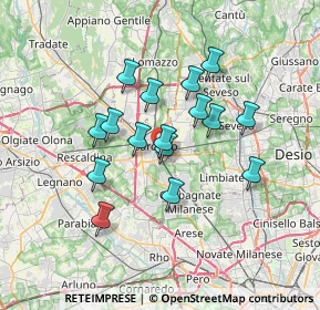 Mappa Via S. Solutore, 21047 Saronno VA, Italia (5.655)