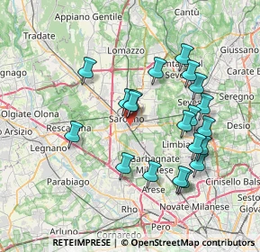 Mappa Via S. Solutore, 21047 Saronno VA, Italia (7.0185)