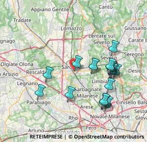 Mappa Via S. Solutore, 21047 Saronno VA, Italia (7.545)