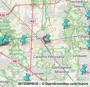 Mappa Via S. Solutore, 21047 Saronno VA, Italia (6.85733)