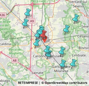 Mappa Via S. Solutore, 21047 Saronno VA, Italia (3.395)