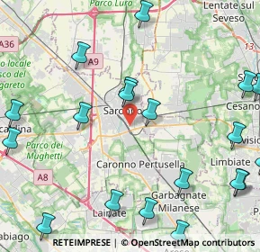 Mappa Via S. Solutore, 21047 Saronno VA, Italia (5.8315)