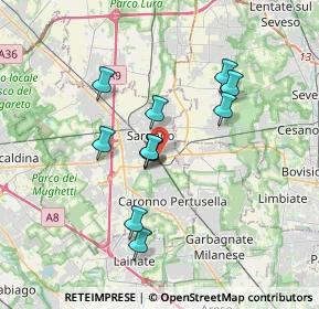 Mappa Via S. Solutore, 21047 Saronno VA, Italia (2.94182)