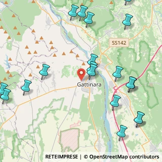 Mappa Via Sestriere, 13045 Gattinara VC, Italia (5.802)