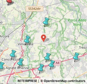 Mappa Via Monte Cassino, 20882 Bellusco MB, Italia (6.65143)