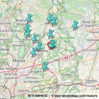 Mappa Via Monte Cassino, 20882 Bellusco MB, Italia (6.71769)