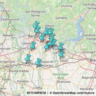Mappa Via Enrico Mattei, 24050 Calcinate BG, Italia (9.14571)