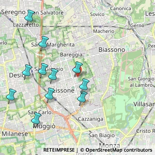 Mappa Via Volontari del Sangue, 20851 Lissone MB, Italia (2.32909)