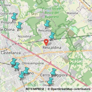 Mappa Via Risorgimento, 20027 Rescaldina MI, Italia (3.12455)