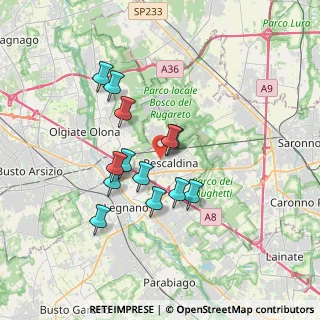 Mappa Via Risorgimento, 20027 Rescaldina MI, Italia (2.91077)