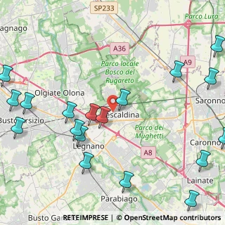 Mappa Via Risorgimento, 20027 Rescaldina MI, Italia (5.84944)