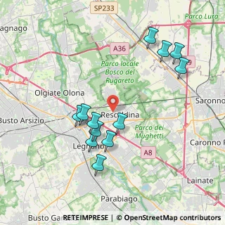 Mappa Via Risorgimento, 20027 Rescaldina MI, Italia (3.86917)