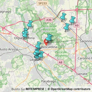 Mappa Via Risorgimento, 20027 Rescaldina MI, Italia (3.465)