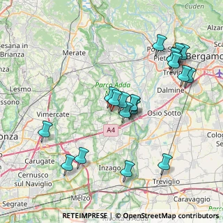 Mappa Via dell'Oasi, 20056 Trezzo sull'Adda MI, Italia (8.108)
