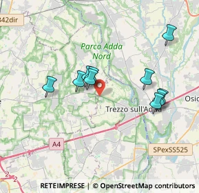 Mappa Via dell'Oasi, 20056 Trezzo sull'Adda MI, Italia (4.88929)