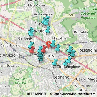 Mappa Via Ticino, 21053 Castellanza VA, Italia (1.5935)