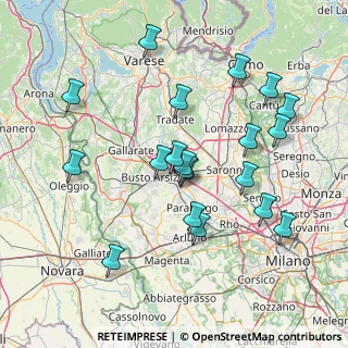 Mappa Via Ticino, 21053 Castellanza VA, Italia (15.137)