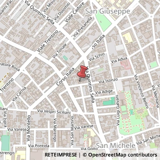 Mappa Via Isonzo, 38, 21052 Busto Arsizio, Varese (Lombardia)