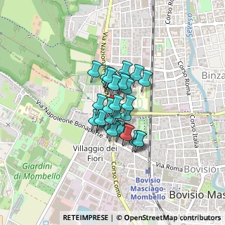 Mappa Via Gaetano Donizetti, 20813 Bovisio-masciago MB, Italia (0.23667)