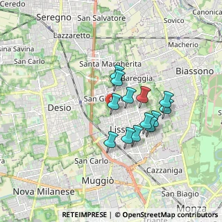Mappa Via XXIV Maggio, 20851 Lissone MB, Italia (1.33231)