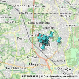 Mappa Via XXIV Maggio, 20851 Lissone MB, Italia (0.85077)