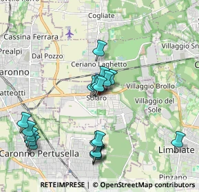 Mappa Via Abate Pelizzoni, 20033 Solaro MI, Italia (1.93)