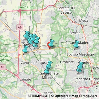 Mappa Via Abate Pelizzoni, 20033 Solaro MI, Italia (3.862)