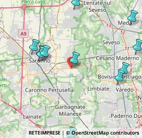 Mappa Via Abate Pelizzoni, 20033 Solaro MI, Italia (5.88714)