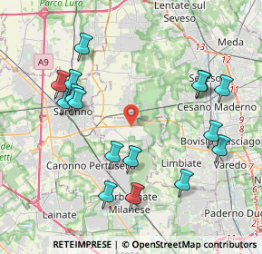 Mappa Via Abate Pelizzoni, 20033 Solaro MI, Italia (4.37563)