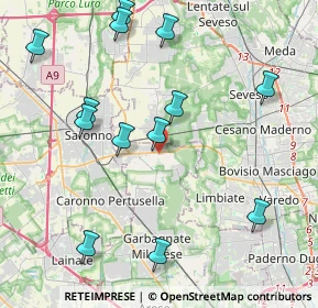 Mappa Via Abate Pelizzoni, 20033 Solaro MI, Italia (4.62231)
