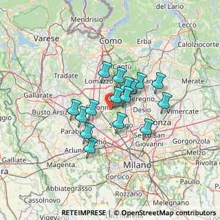 Mappa Via G. Mazzini, 20020 Solaro MI, Italia (9.78438)