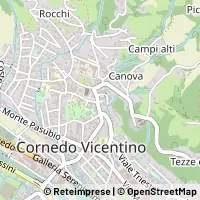 Mapa Cornedo Vicentino