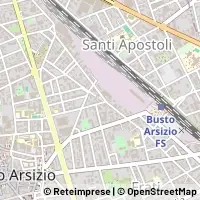 Mapa Busto Arsizio