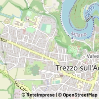 Hartă Trezzo sull'Adda
