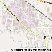 Hartă Piombino Dese