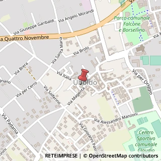 Mappa Piazza San Giovanni Bosco, 10, 21040 Uboldo, Varese (Lombardia)