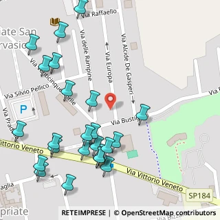 Mappa Via Bustigatti, 24042 Capriate San Gervasio BG, Italia (0.15)