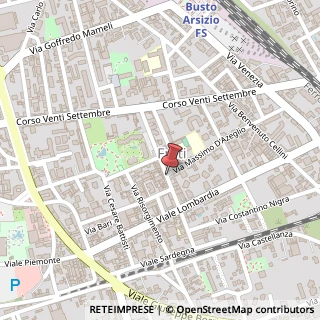 Mappa Via ponchielli amilcare 14, 21052 Busto Arsizio, Varese (Lombardia)