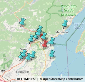 Mappa Via Renzano, 25087 Salò BS, Italia (5.97857)