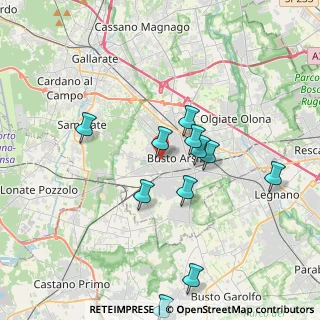 Mappa Via G. Caboto, 21052 Busto Arsizio VA, Italia (3.65818)