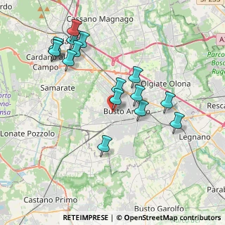 Mappa Via G. Caboto, 21052 Busto Arsizio VA, Italia (4.02125)