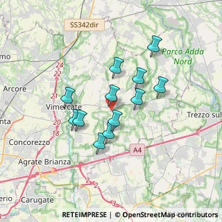 Mappa Via Europa, 20882 Bellusco MB, Italia (2.81833)